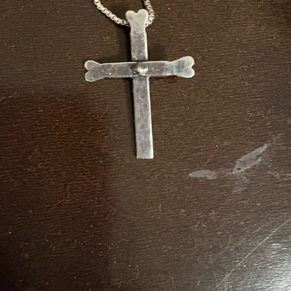 Mignon Faget Silver Cross Necklace
